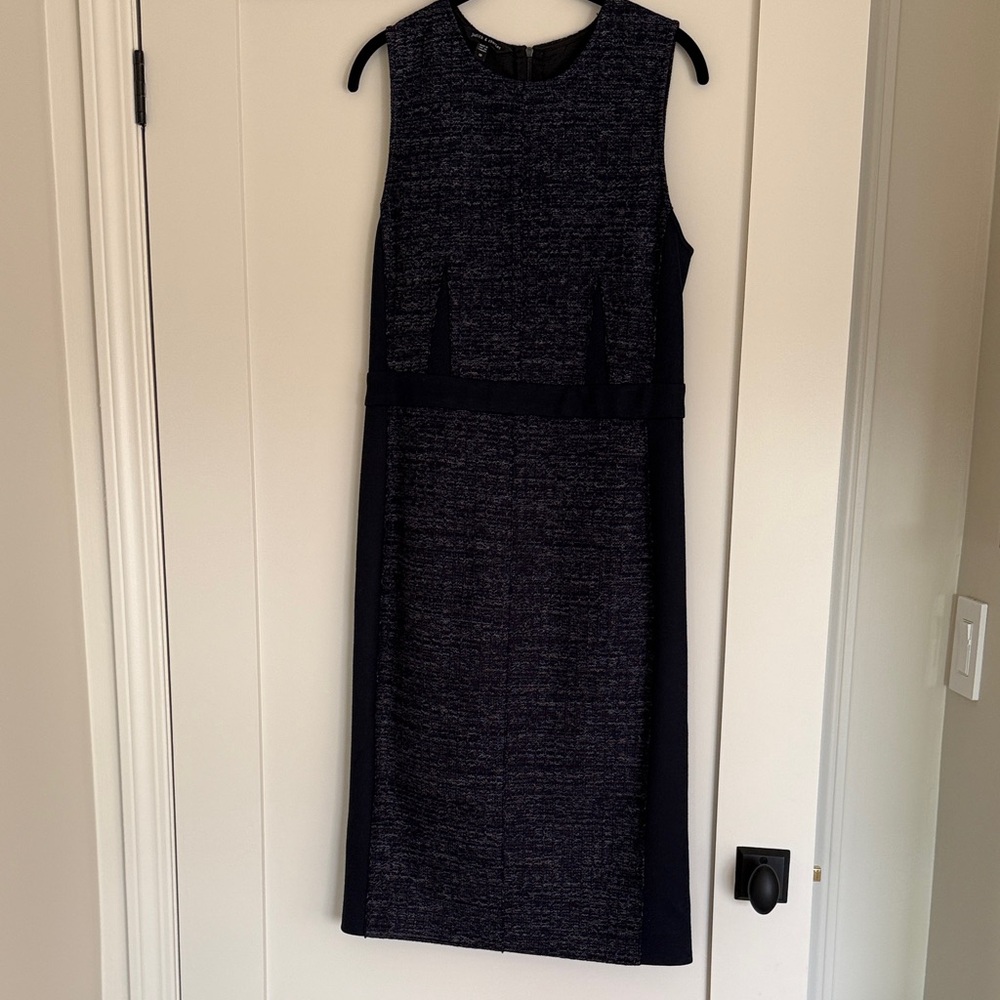 Judith & Charles Navy Sleeveless Dress